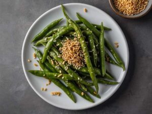 Air Fryer Sesame Green Beans