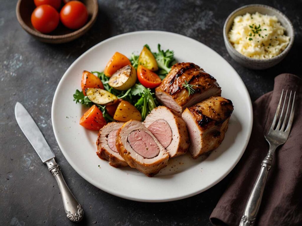 air fryer stuffed pork tenderloin