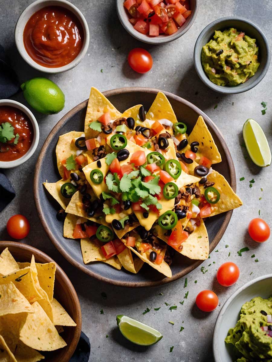 loaded nachos serving suggestions