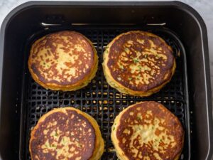 Cooking Griddle Cakes in Air Fryer