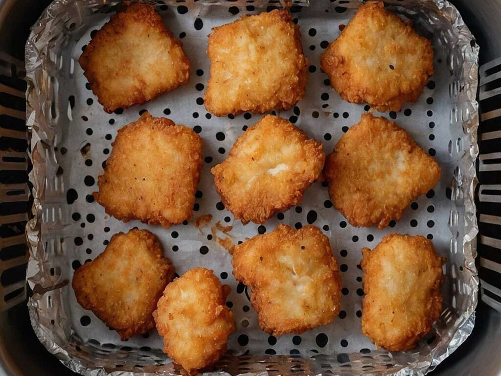 Cooking trader joes battered fish nuggets in air fryer