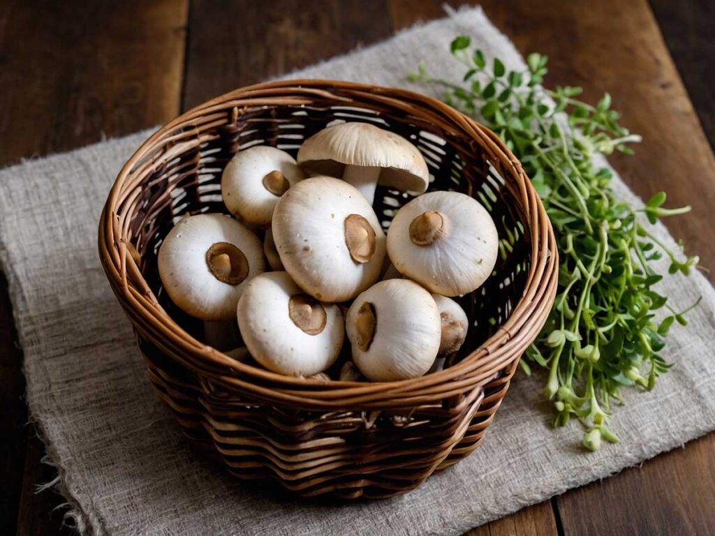 White Button Mushrooms