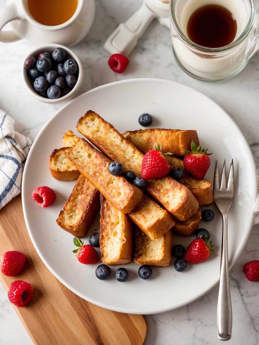 Crispy Air Fryer Frozen French Toast Sticks