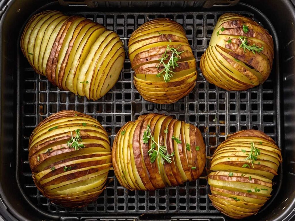 Cooking Hasselback Potatoes