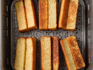 Cooking French toast sticks in air fryer