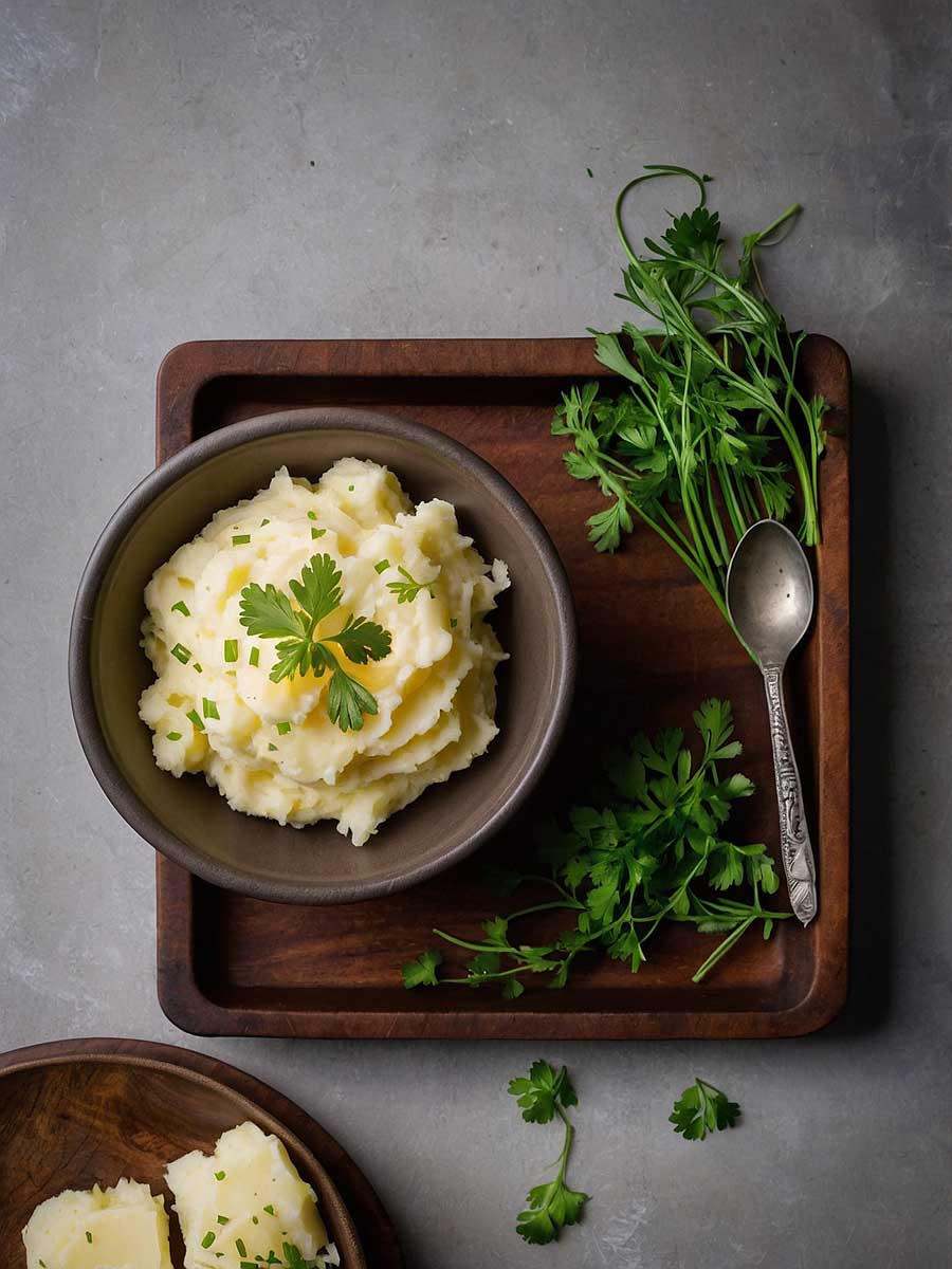 Crispy Mashed Potatoes Freshly Cooked in Air Fryer