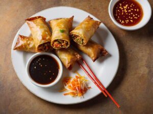 Frozen Egg Rolls in Air Fryer