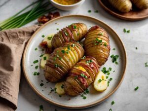 Hasselback Potatoes Air Fryer